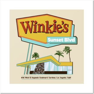 Winkies Restaurant / Mulholland Drive Posters and Art